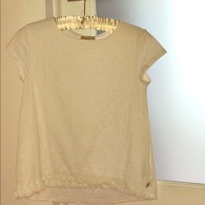 white lucky brand t-shirt